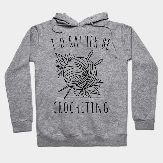 I'd rather be crocheting Hoodie by juinwonderland 41